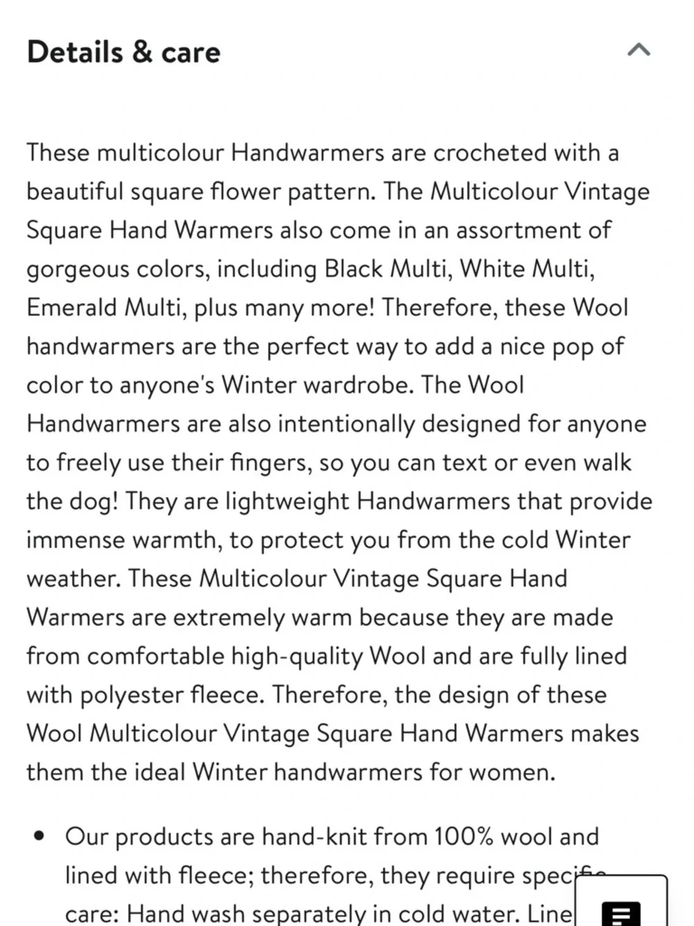 Nirvanna Designs hand warmers NWOT